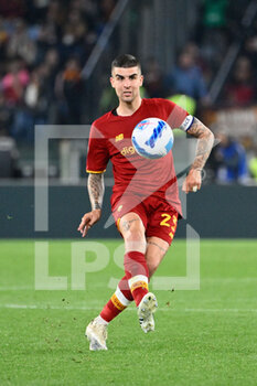 2022-05-01 - Gianluca Mancini (AS Roma) during the Italian Football Championship League A 2021/2022 match between AS Roma vs Bologna FC at the Olimpic Stadium in Rome  on 01 May 2022. - AS ROMA VS BOLOGNA FC - ITALIAN SERIE A - SOCCER