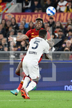 2022-05-01 - Tammy Abraham (AS Roma) during the Italian Football Championship League A 2021/2022 match between AS Roma vs Bologna FC at the Olimpic Stadium in Rome  on 01 May 2022. - AS ROMA VS BOLOGNA FC - ITALIAN SERIE A - SOCCER