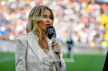 2022-05-01 - Diletta Leotta, journalist and tv presenter of DAZN Italia - UDINESE CALCIO VS INTER - FC INTERNAZIONALE - ITALIAN SERIE A - SOCCER