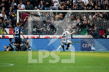 2022-05-01 - Udinese's Ignacio Pussetto scores a goal 1-2 - UDINESE CALCIO VS INTER - FC INTERNAZIONALE - ITALIAN SERIE A - SOCCER