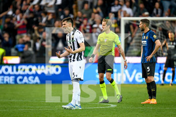 2022-05-01 - Udinese's Ignacio Pussetto celebrates after scoring a goal 1-2 - UDINESE CALCIO VS INTER - FC INTERNAZIONALE - ITALIAN SERIE A - SOCCER