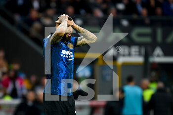 2022-05-01 - Disappointment of Inter's Arturo Vidal after his goal was canceled - UDINESE CALCIO VS INTER - FC INTERNAZIONALE - ITALIAN SERIE A - SOCCER
