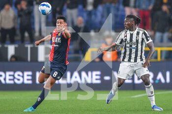 2022-05-06 - Nadiem Amiri (Genoa) - Moise Bioty Kean (Juventus) - GENOA CFC VS JUVENTUS FC - ITALIAN SERIE A - SOCCER