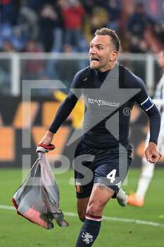 2022-05-06 - Domenico Criscito 
 (Genoa) celebrates after scoring a goal 2-1- - GENOA CFC VS JUVENTUS FC - ITALIAN SERIE A - SOCCER