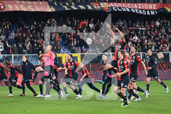 2022-05-06 - team Genoa celebrates after scoring a match - GENOA CFC VS JUVENTUS FC - ITALIAN SERIE A - SOCCER