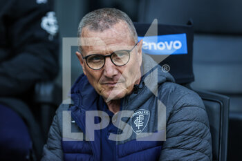 2022-05-06 - Aurelio Andreazzoli Head Coach of Empoli FC looks on during the Serie A 2021/22 football match between FC Internazionale and Empoli FC at Giuseppe Meazza Stadium, Milan, Italy on May 06, 2022 - INTER - FC INTERNAZIONALE VS EMPOLI FC - ITALIAN SERIE A - SOCCER