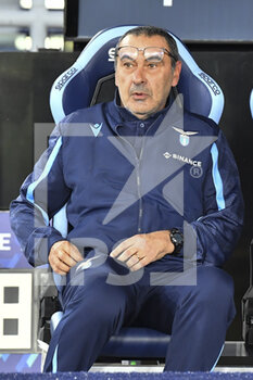 2022-05-07 - Maurizio Sarri of SS LAZIO during the 36th day of the Serie A Championship between S.S. Lazio vs  of U.C. Sampdoria on 7th May 2022 at the Stadio Olimpico in Rome, Italy. - SS LAZIO VS UC SAMPDORIA - ITALIAN SERIE A - SOCCER