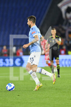 2022-05-07 - Francesco Acerbi of SS LAZIO during the 36th day of the Serie A Championship between S.S. Lazio vs  of U.C. Sampdoria on 7th May 2022 at the Stadio Olimpico in Rome, Italy. - SS LAZIO VS UC SAMPDORIA - ITALIAN SERIE A - SOCCER