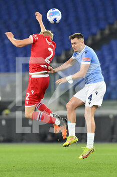 2022-05-07 - Morten Thorsby of U.C. Sampdoria and Patric of SS LAZIO during the 36th day of the Serie A Championship between S.S. Lazio vs  of U.C. Sampdoria on 7th May 2022 at the Stadio Olimpico in Rome, Italy. - SS LAZIO VS UC SAMPDORIA - ITALIAN SERIE A - SOCCER