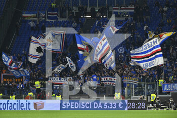 2022-05-07 - U.C. Sampdoria Fans during the 36th day of the Serie A Championship between S.S. Lazio vs  of U.C. Sampdoria on 7th May 2022 at the Stadio Olimpico in Rome, Italy. - SS LAZIO VS UC SAMPDORIA - ITALIAN SERIE A - SOCCER