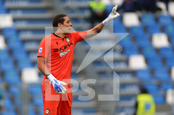 2022-05-07 - Marco Silvestri of UDINESE CALCIO gestures during the Serie A match between US Sassuolo and Udinese Calcio at Mapei Stadium-Città del Tricolore on May 7, 2022 in Reggio Emilia, Italy. - US SASSUOLO VS UDINESE CALCIO - ITALIAN SERIE A - SOCCER