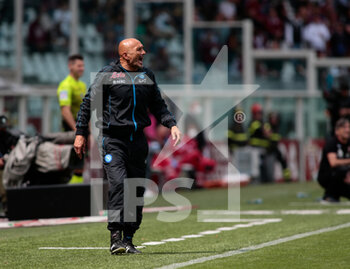 2022-05-07 - Luciano Spalletti of ssc Napoli during the Italian Serie A, football match between Torino FC and Ssc Napoli, on 07 of May 2022 at Grande Torino stadium in Torino, Italy Italy. Photo Nderim KACELI - TORINO FC VS SSC NAPOLI - ITALIAN SERIE A - SOCCER