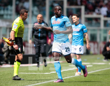 2022-05-07 - Kalidou Koulibaly (Ssc Napoli) during the Italian Serie A, football match between Torino FC and Ssc Napoli, on 07 of May 2022 at Grande Torino stadium in Torino, Italy Italy. Photo Nderim KACELI - TORINO FC VS SSC NAPOLI - ITALIAN SERIE A - SOCCER
