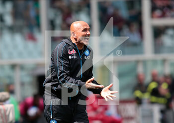 2022-05-07 - Luciano Spalletti of ssc Napoli during the Italian Serie A, football match between Torino FC and Ssc Napoli, on 07 of May 2022 at Grande Torino stadium in Torino, Italy Italy. Photo Nderim KACELI - TORINO FC VS SSC NAPOLI - ITALIAN SERIE A - SOCCER
