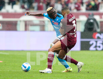 2022-05-07 - Bremer of Torino Fc and -ma9- during the Italian Serie A, football match between Torino FC and Ssc Napoli, on 07 of May 2022 at Grande Torino stadium in Torino, Italy Italy. Photo Nderim KACELI - TORINO FC VS SSC NAPOLI - ITALIAN SERIE A - SOCCER