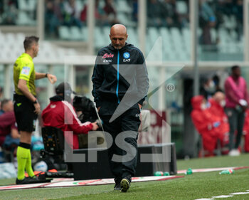 2022-05-07 - Luciano Spalletti coach of Napoli during the Italian Serie A, football match between Torino FC and Ssc Napoli, on 07 of May 2022 at Grande Torino stadium in Torino, Italy Italy. Photo Nderim KACELI - TORINO FC VS SSC NAPOLI - ITALIAN SERIE A - SOCCER