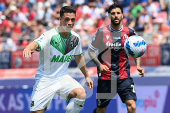 2022-05-15 - Giacomo Raspadori (Sassuolo) in action - BOLOGNA FC VS US SASSUOLO - ITALIAN SERIE A - SOCCER