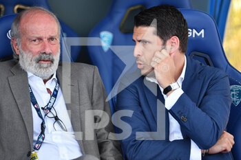 2022-05-14 - Walter Sabatini (sports director of US Salernitana) and Pietro Accardi (sports director of Empoli FC) - EMPOLI FC VS US SALERNITANA - ITALIAN SERIE A - SOCCER