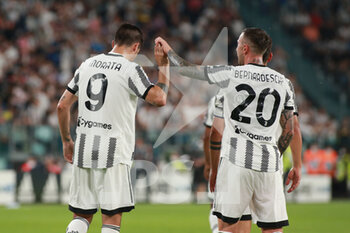 2022-05-16 - Federico Bernardeschi (Juventus FC) and Alvaro Morata (Juventus FC) celebrate the goal - JUVENTUS FC VS SS LAZIO - ITALIAN SERIE A - SOCCER