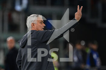2022-05-14 - Jose’ Mourinho coach (AS Roma) during the Italian Football Championship League A 2021/2022 match between AS Roma vs Venezia FC at the Olimpic Stadium in Rome  on 01 May 2022. - AS ROMA VS VENEZIA FC - ITALIAN SERIE A - SOCCER