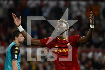 2022-05-14 - Tammy Abraham (AS Roma) during the Italian Football Championship League A 2021/2022 match between AS Roma vs Venezia FC at the Olimpic Stadium in Rome  on 01 May 2022. - AS ROMA VS VENEZIA FC - ITALIAN SERIE A - SOCCER