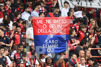 2022-05-21 - supporters Genoa - GENOA CFC VS BOLOGNA FC - ITALIAN SERIE A - SOCCER