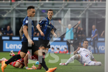 2022-05-22 - Ivan Perisic of FC Internazionale scores a goal during the Serie A 2021/22 football match between FC Internazionale and UC Sampdoria at Giuseppe Meazza Stadium, Milan, Italy on May 22, 2022 - INTER - FC INTERNAZIONALE VS UC SAMPDORIA - ITALIAN SERIE A - SOCCER