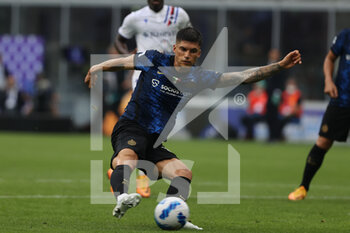 2022-05-22 - Joaquin Correa of FC Internazionale scores a goal during the Serie A 2021/22 football match between FC Internazionale and UC Sampdoria at Giuseppe Meazza Stadium, Milan, Italy on May 22, 2022 - INTER - FC INTERNAZIONALE VS UC SAMPDORIA - ITALIAN SERIE A - SOCCER