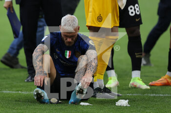 2022-05-22 - Federico Dimarco of FC Internazionale during the Serie A 2021/22 football match between FC Internazionale and UC Sampdoria at Giuseppe Meazza Stadium, Milan, Italy on May 22, 2022 - INTER - FC INTERNAZIONALE VS UC SAMPDORIA - ITALIAN SERIE A - SOCCER