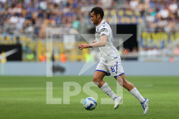 2022-05-22 - Antonio Candreva of UC Sampdoria in action during the Serie A 2021/22 football match between FC Internazionale and UC Sampdoria at Giuseppe Meazza Stadium, Milan, Italy on May 22, 2022 - INTER - FC INTERNAZIONALE VS UC SAMPDORIA - ITALIAN SERIE A - SOCCER