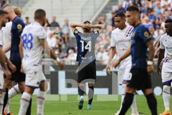2022-05-22 - Ivan Perisic of FC Internazionale reacts during the Serie A 2021/22 football match between FC Internazionale and UC Sampdoria at Giuseppe Meazza Stadium, Milan, Italy on May 22, 2022 - INTER - FC INTERNAZIONALE VS UC SAMPDORIA - ITALIAN SERIE A - SOCCER