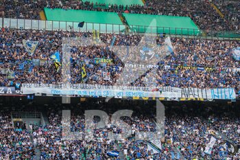 2022-05-22 - Supporters of FC Internazionale during the Serie A 2021/22 football match between FC Internazionale and UC Sampdoria at Giuseppe Meazza Stadium, Milan, Italy on May 22, 2022 - INTER - FC INTERNAZIONALE VS UC SAMPDORIA - ITALIAN SERIE A - SOCCER