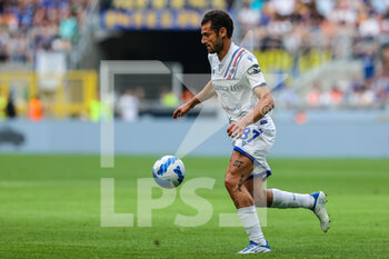 2022-05-22 - Antonio Candreva of UC Sampdoria in action during the Serie A 2021/22 football match between FC Internazionale and UC Sampdoria at Giuseppe Meazza Stadium, Milan, Italy on May 22, 2022 - INTER - FC INTERNAZIONALE VS UC SAMPDORIA - ITALIAN SERIE A - SOCCER