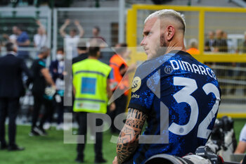 2022-05-22 - Federico Dimarco of FC Internazionale looks on during the Serie A 2021/22 football match between FC Internazionale and UC Sampdoria at Giuseppe Meazza Stadium, Milan, Italy on May 22, 2022 - INTER - FC INTERNAZIONALE VS UC SAMPDORIA - ITALIAN SERIE A - SOCCER