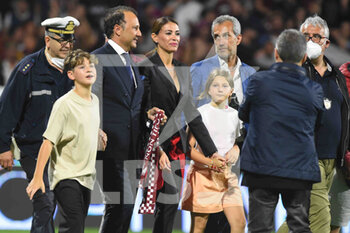 2022-05-22 - the president of Us. Salernitana whit her family at the and  the Serie A 2021/22 match between US Salernitana 1919 and Udinese Calcio  Arechi  Stadium - US SALERNITANA VS UDINESE CALCIO - ITALIAN SERIE A - SOCCER
