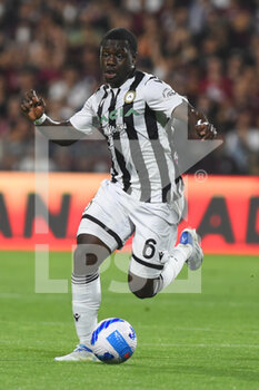 2022-05-22 - Jean Victor Mekengo  ( Udinese Calcio ) in Action during the Serie A 2021/22 match between US Salernitana 1919 and Udinese Calcio  Arechi  Stadium - US SALERNITANA VS UDINESE CALCIO - ITALIAN SERIE A - SOCCER