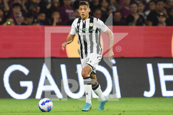 2022-05-22 - Nahuel Molina ( Udinese Calcio ) in action during the Serie A 2021/22 match between US Salernitana 1919 and Udinese Calcio  Arechi  Stadium - US SALERNITANA VS UDINESE CALCIO - ITALIAN SERIE A - SOCCER