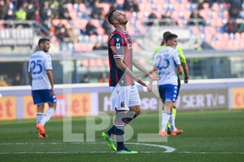 2022-02-06 - Arnautovic (Bologna Fc) disappointed after his shoot on goal on bar - BOLOGNA FC VS EMPOLI FC - ITALIAN SERIE A - SOCCER