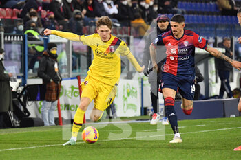 2022-01-11 - Andreas Skov Olsen of Bologna - CAGLIARI CALCIO VS BOLOGNA FC - ITALIAN SERIE A - SOCCER