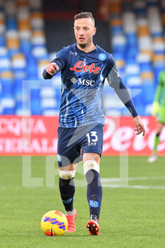 2022-01-23 - Napoli's defender Amir Rrahmani  - SSC NAPOLI VS US SALERNITANA - ITALIAN SERIE A - SOCCER