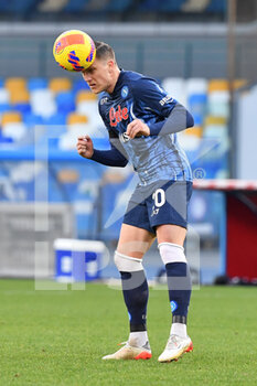 2022-01-23 - Napoli's midfielder Piotr Zielinski  - SSC NAPOLI VS US SALERNITANA - ITALIAN SERIE A - SOCCER