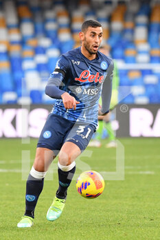 2022-01-23 - Napoli's defender Faouzi Ghoulam  - SSC NAPOLI VS US SALERNITANA - ITALIAN SERIE A - SOCCER