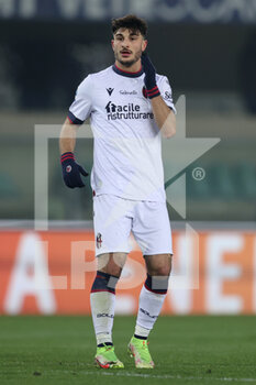 2022-01-21 - Riccardo Orsolini (Bologna FC) looks on - HELLAS VERONA FC VS BOLOGNA FC - ITALIAN SERIE A - SOCCER