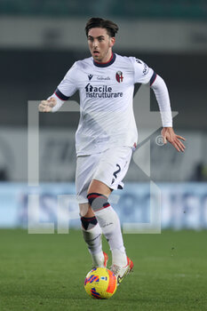 2022-01-21 - Luis Thomas Binks (Bologna FC) in action - HELLAS VERONA FC VS BOLOGNA FC - ITALIAN SERIE A - SOCCER