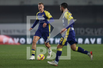 2022-01-21 - Antonin Barak (Hellas Verona FC) in action - HELLAS VERONA FC VS BOLOGNA FC - ITALIAN SERIE A - SOCCER