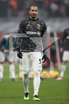 2022-01-23 - Giorgio Chiellini (Juventus FC) looks on - AC MILAN VS JUVENTUS FC - ITALIAN SERIE A - SOCCER