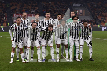 2022-01-23 - Juventus FC lineup - AC MILAN VS JUVENTUS FC - ITALIAN SERIE A - SOCCER
