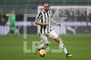 2022-01-23 - Giorgio Chiellini (Juventus FC) in action - AC MILAN VS JUVENTUS FC - ITALIAN SERIE A - SOCCER
