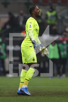 2022-01-23 - Mike Maignan (AC Milan) shouts - AC MILAN VS JUVENTUS FC - ITALIAN SERIE A - SOCCER
