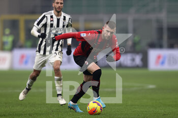 2022-01-23 - Ante Rebic (AC Milan) in action - AC MILAN VS JUVENTUS FC - ITALIAN SERIE A - SOCCER